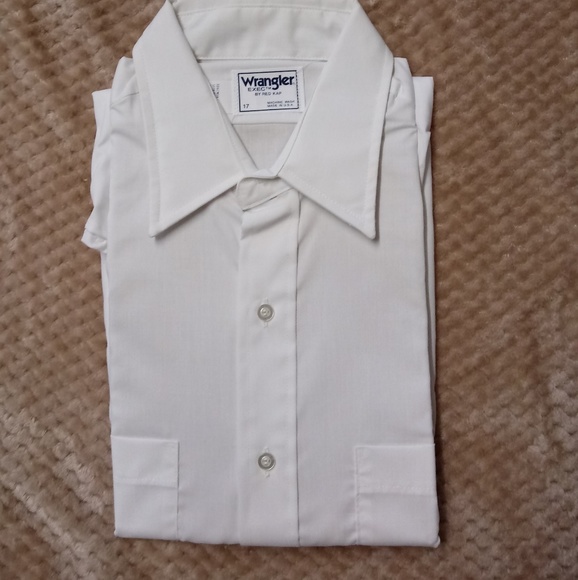 Wrangler Other - 🌻3/$10🌻Wrangler Red Kap White Shirt